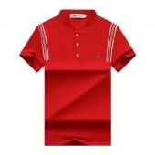 best lacoste t-shirt cheap shoulder stripe red